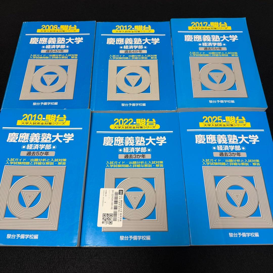 青本　慶應義塾大学　経済学部　2004年～2024年　21年分　駿台予備学校