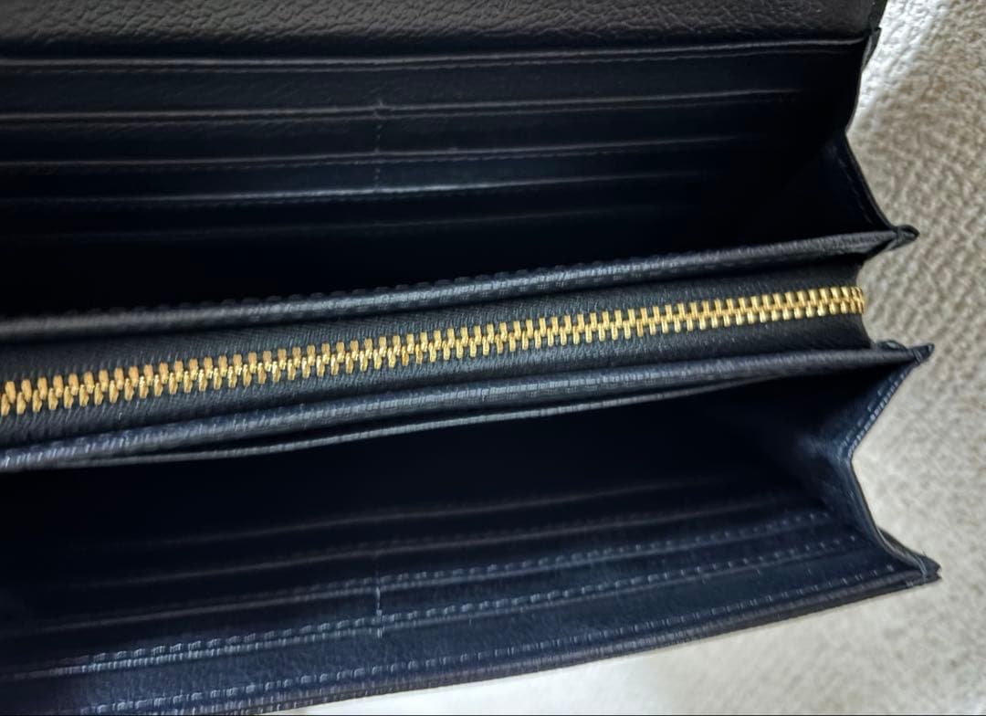 【完売品】ブルーレーベル　クレストブリッジチェックウォレットバッグ長財布2WAY