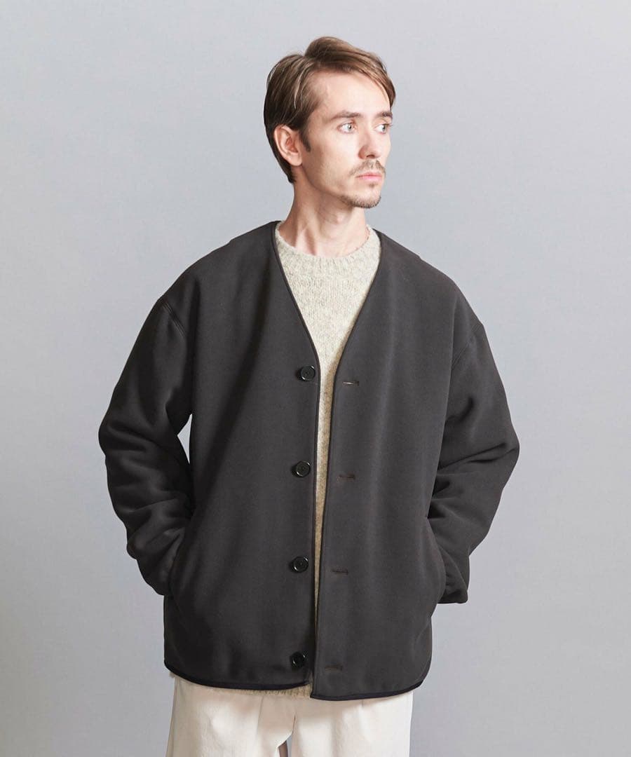 beauty＆youth エアロフリース カーディガン/アウター