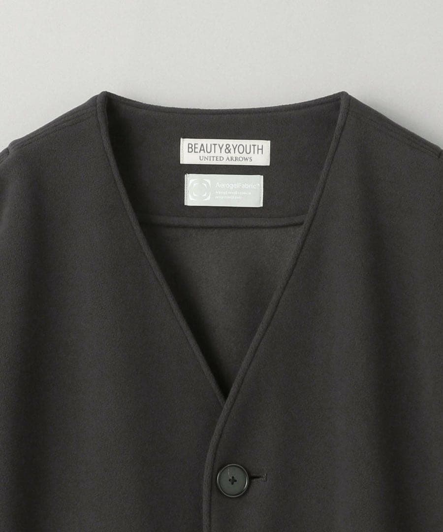 beauty＆youth エアロフリース カーディガン/アウター