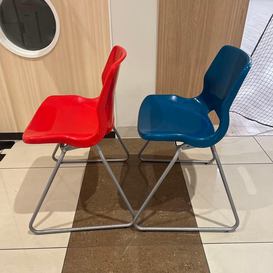 IKEA SNILLE 廃盤チェア ミッドセンチュリーブルー