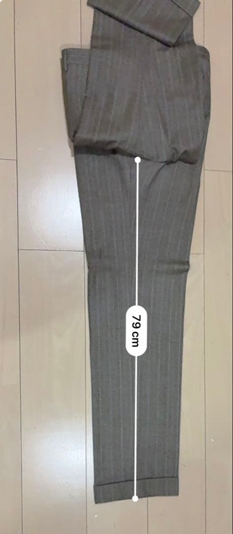 り*ん様 CORNELIANI ストライプスーツ ベージュジャケットとパンツ