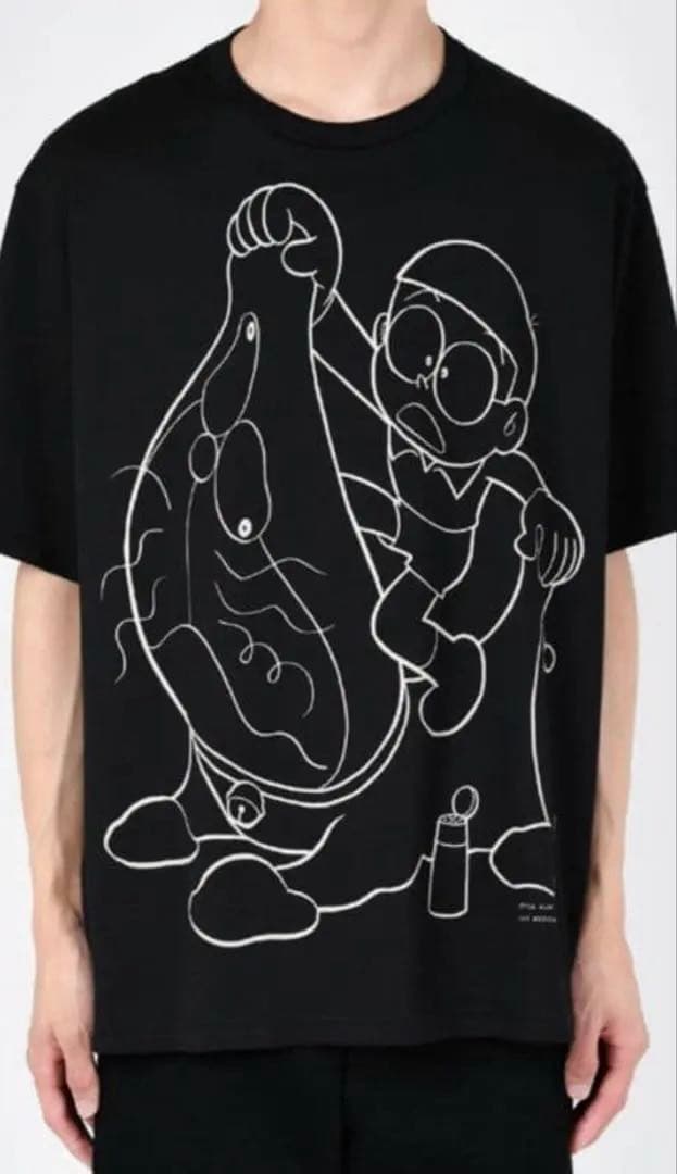 LAD MUSICIAN ドラえもん コラボ Tシャツ ブラック 44