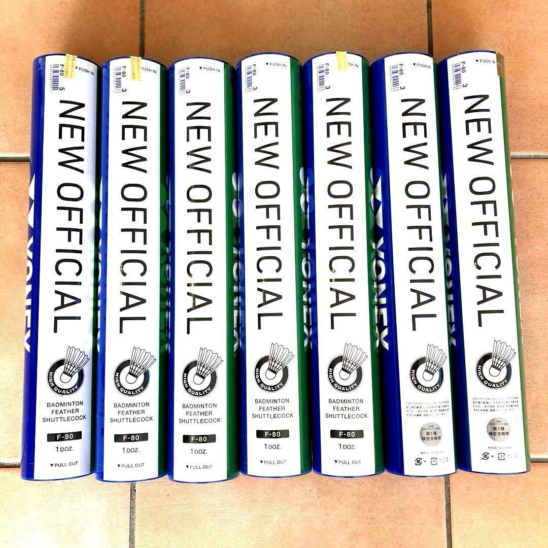 YONEX NEW OFFICIAL バドミントン シャトル 7本 新品未使用