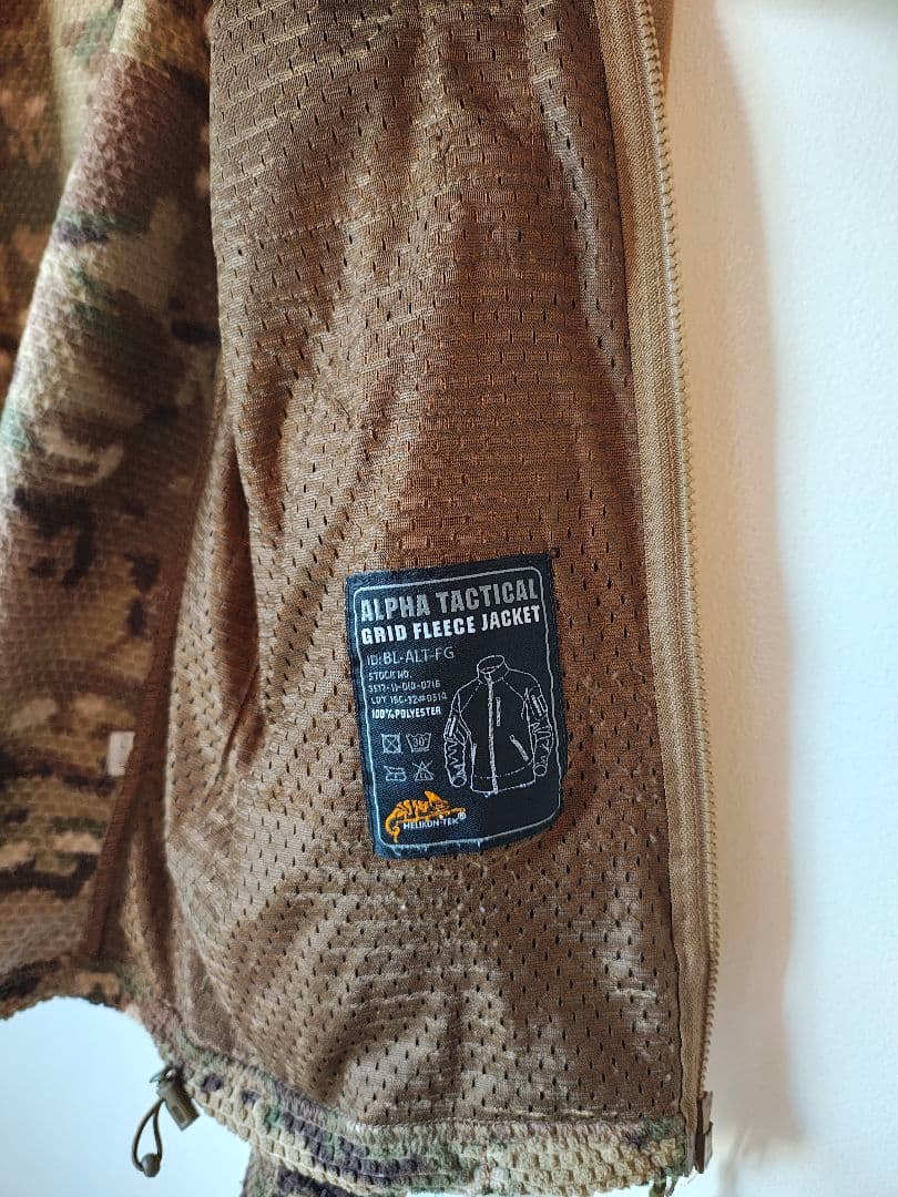 ヘリコンテックス アルファグリッドフリース Sサイズ