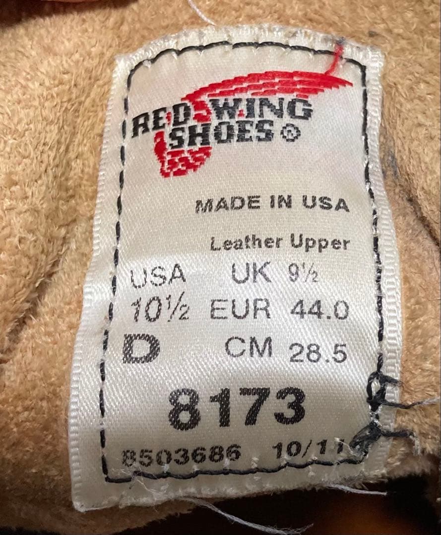 靴 REDWING 8173 6inch CLASSIC MOC TOE