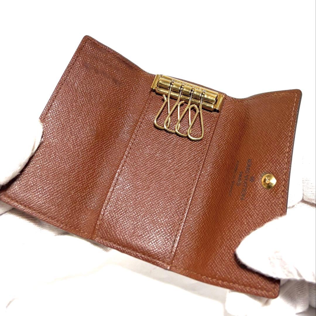 【美品】ルイヴィトン モノグラム ミュルティクレ4 キーケース