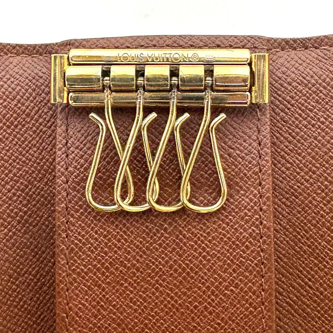 【美品】ルイヴィトン モノグラム ミュルティクレ4 キーケース