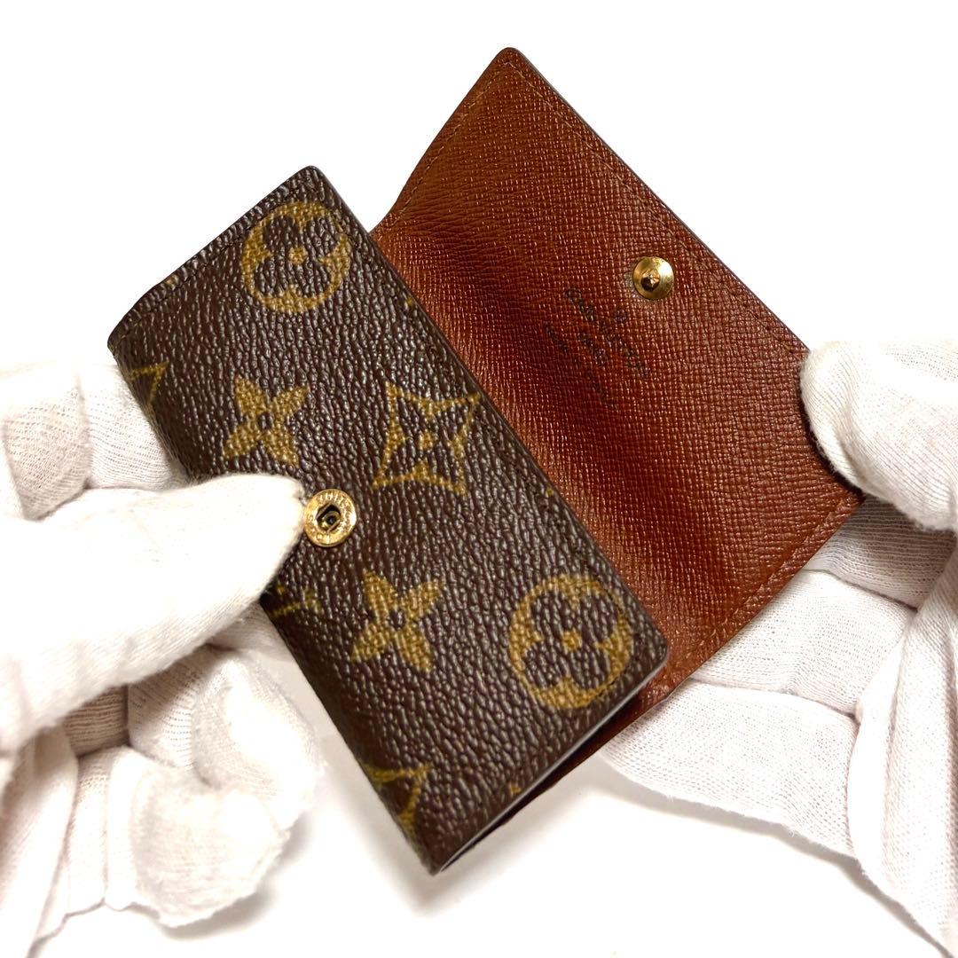 【美品】ルイヴィトン モノグラム ミュルティクレ4 キーケース