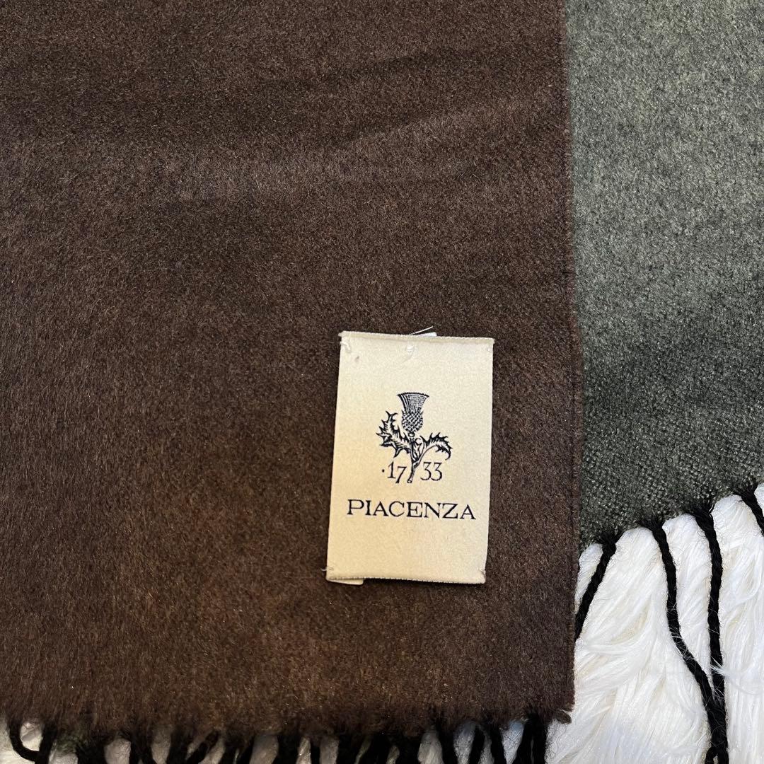 ピアツェンツァ カシミヤシルク リバーシブル マフラー イタリア製 国内正規品