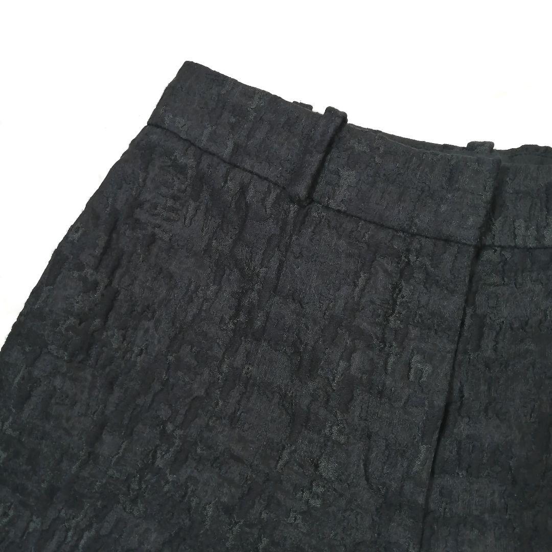 極美品✨ ルイヴィトン　ショートパンツ　ジャガード　ロゴ　黒　38