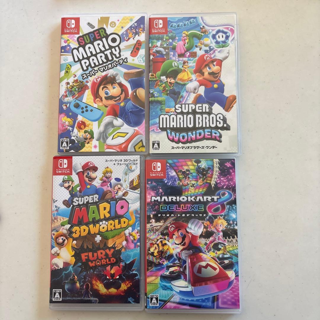 Switch✴︎カセット.スーパーマリオまとめ売り！