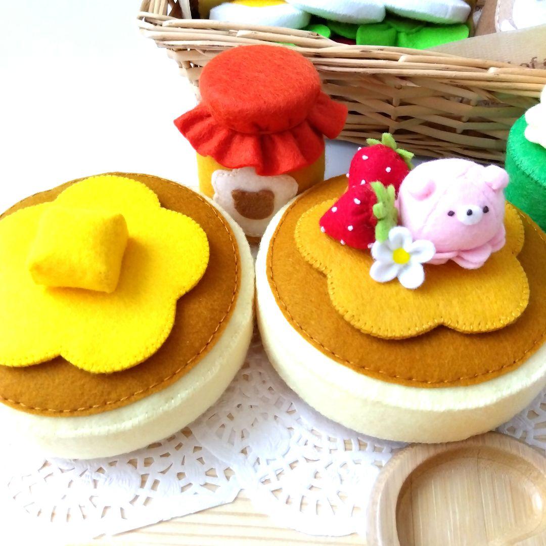 のりこ　フェルトおままごと　ままごと　カフェオレ他　しろたま