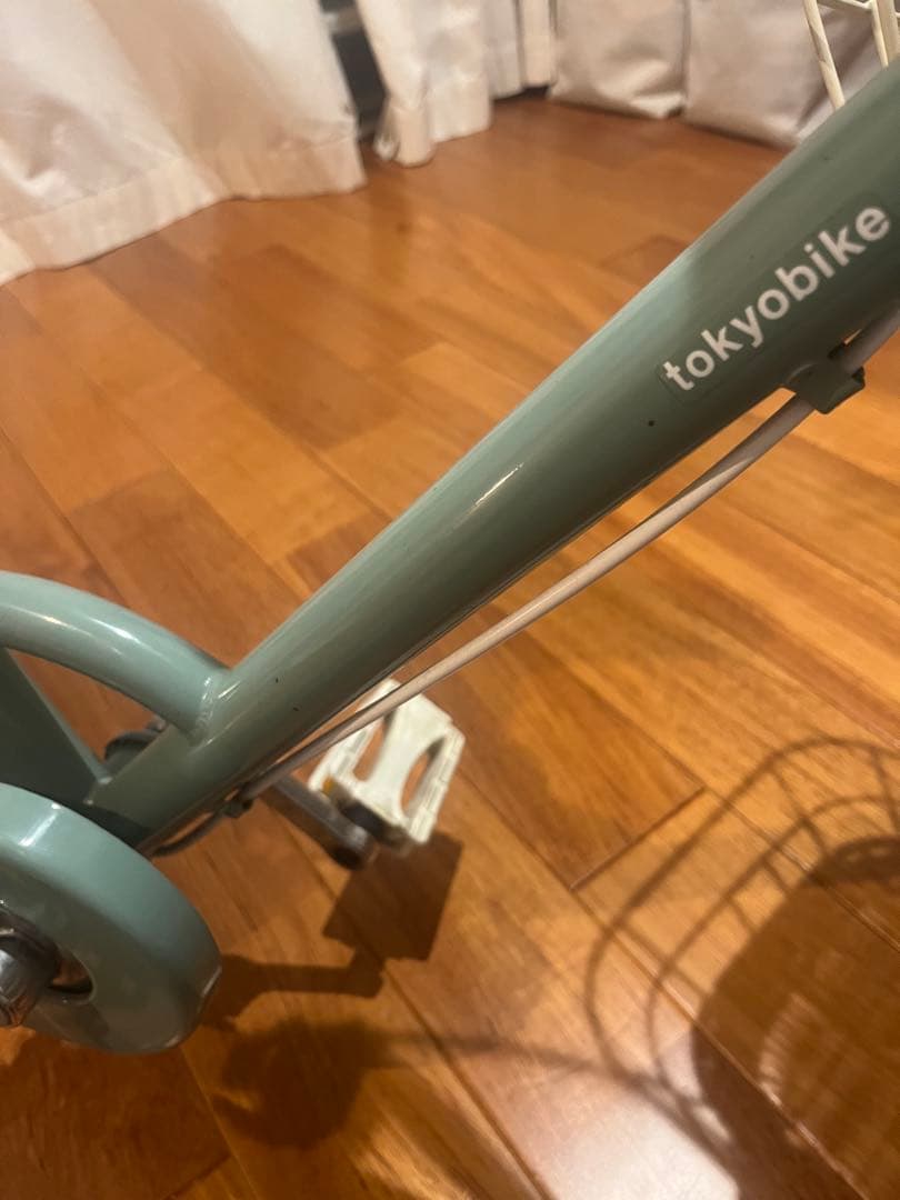 little tokyobike 16㌅　バスケット、ベル、補助輪付き