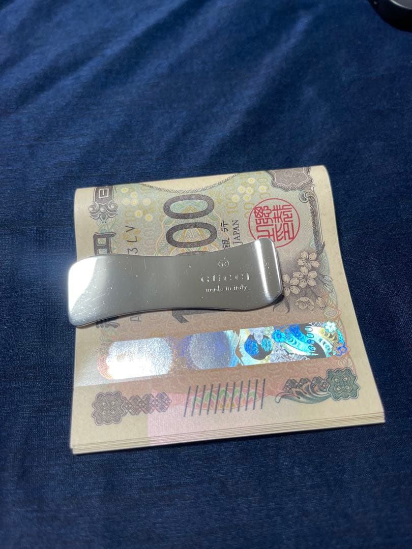 ＧＵＣＣＩ　made in italy Ag925 マネークリップ　美品