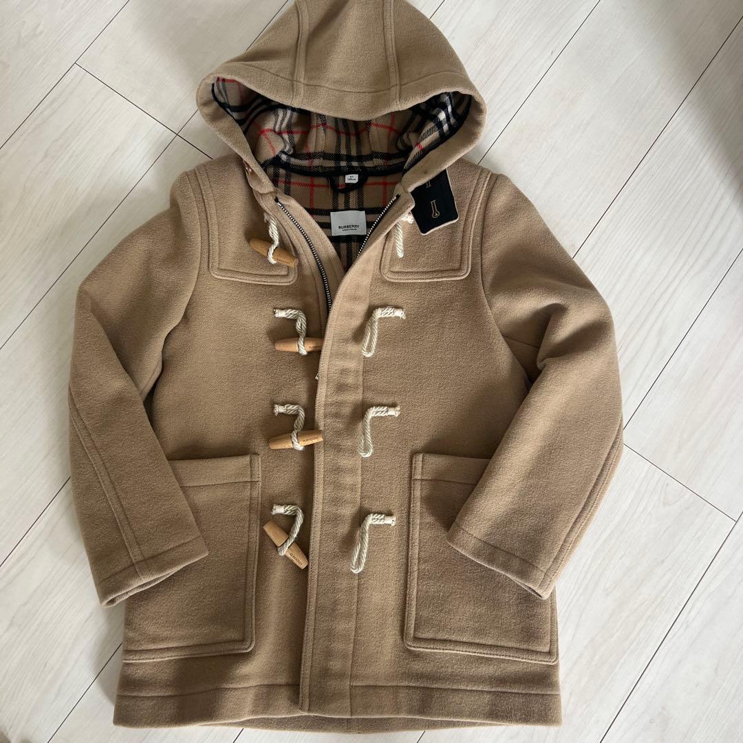 ☺︎tieさま専用☺︎ BURBERRY フード付きダッフルコート 8Y 128㎝