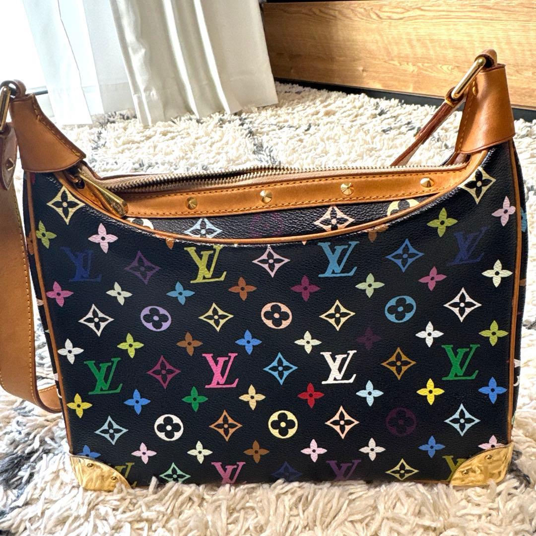 最終値下げ！Louis Vuitton ショルダーバッグ 黒/マルチカラー