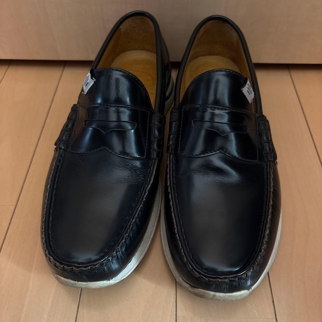 VISVIM FABRO FOLK BLACK US10 ローファー