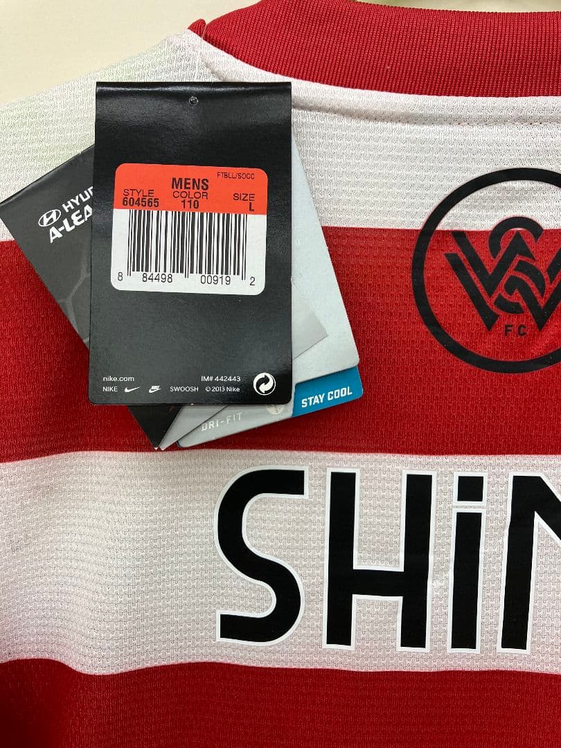 2014 ウェスタン・シドニー　小野伸二　NIKEオフィシャルユニフォーム