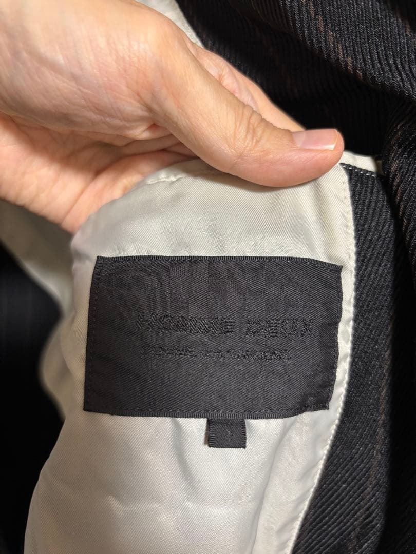 COMME des GARCONS HOMME DEUX ストライプジャケット