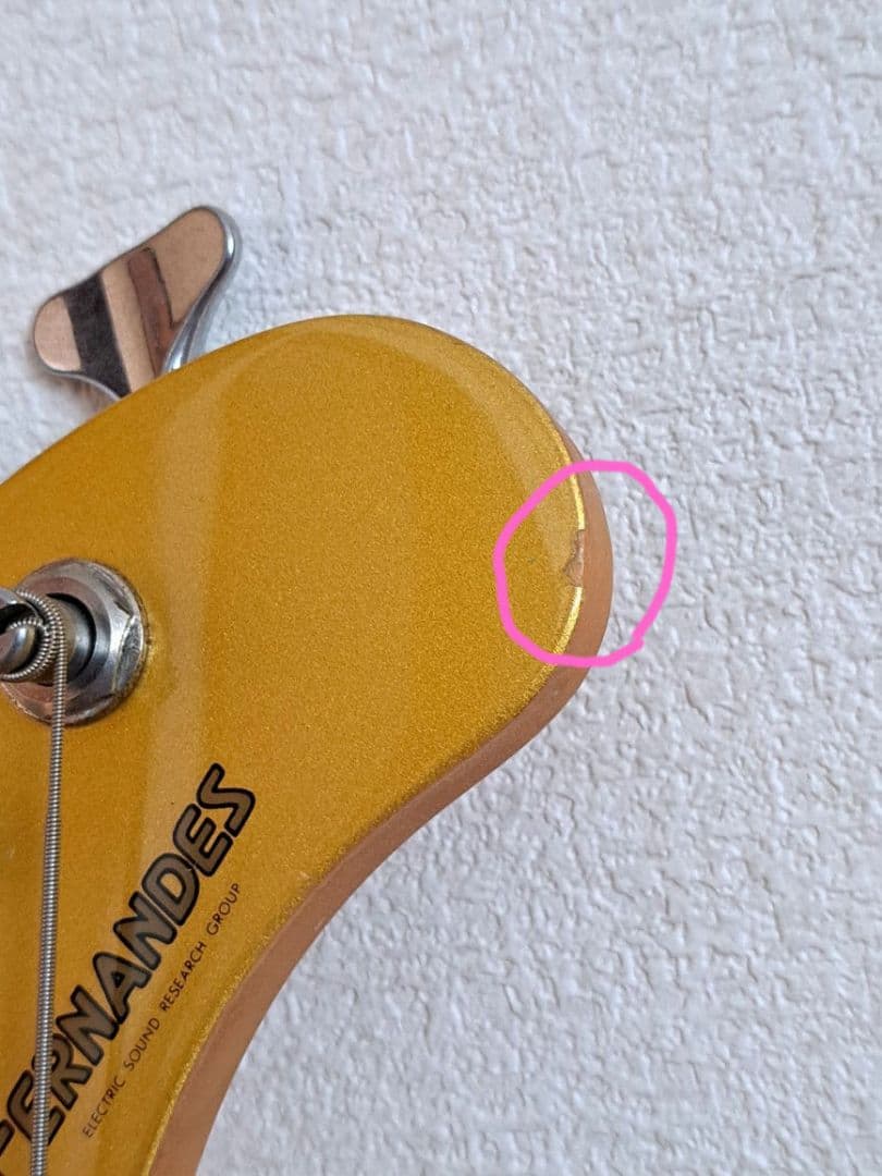 FERNANDES PIE-ZO フレットレス・エレキベース