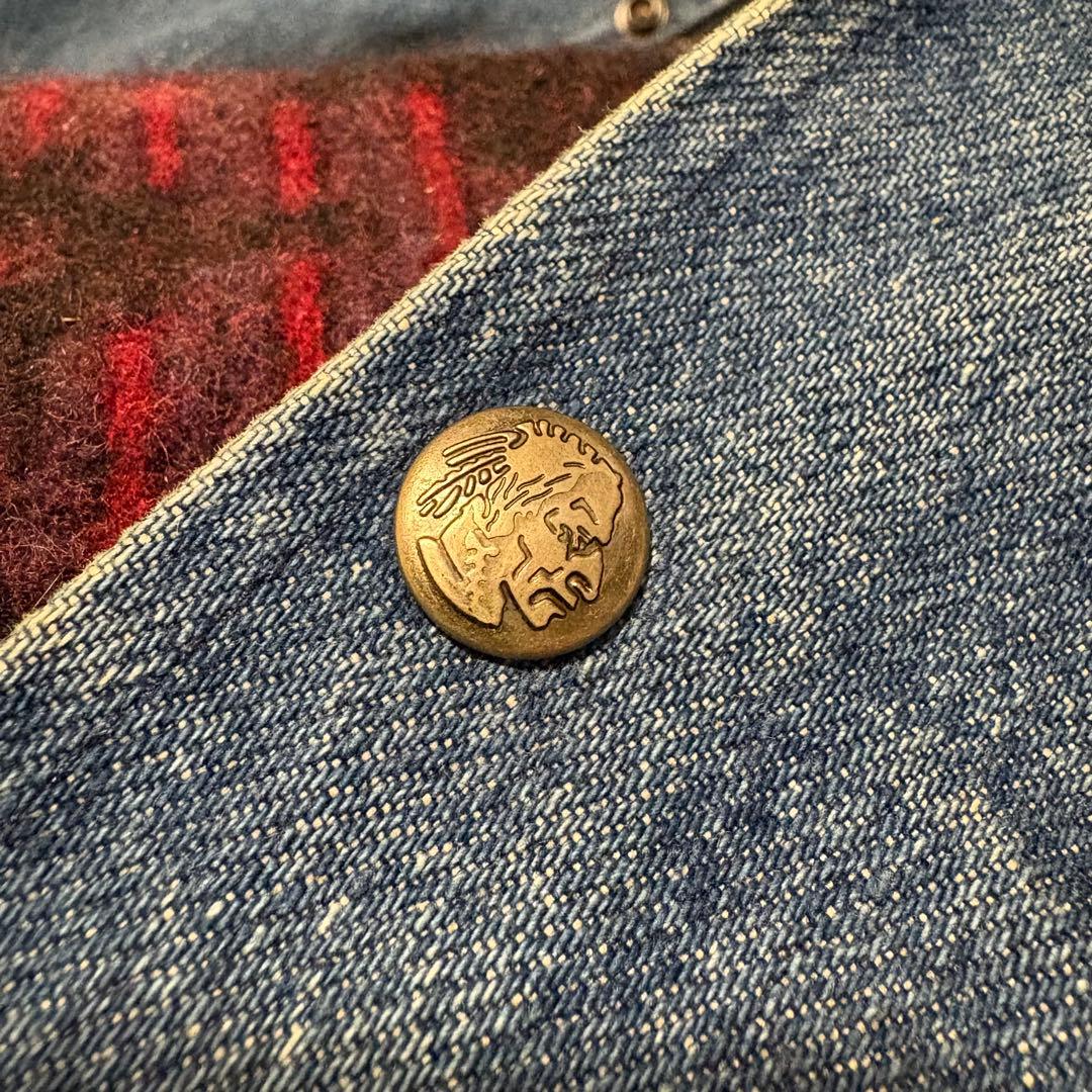 激レア 80s Woolrich デニムダスターコート 超ヘビーオンス USA製