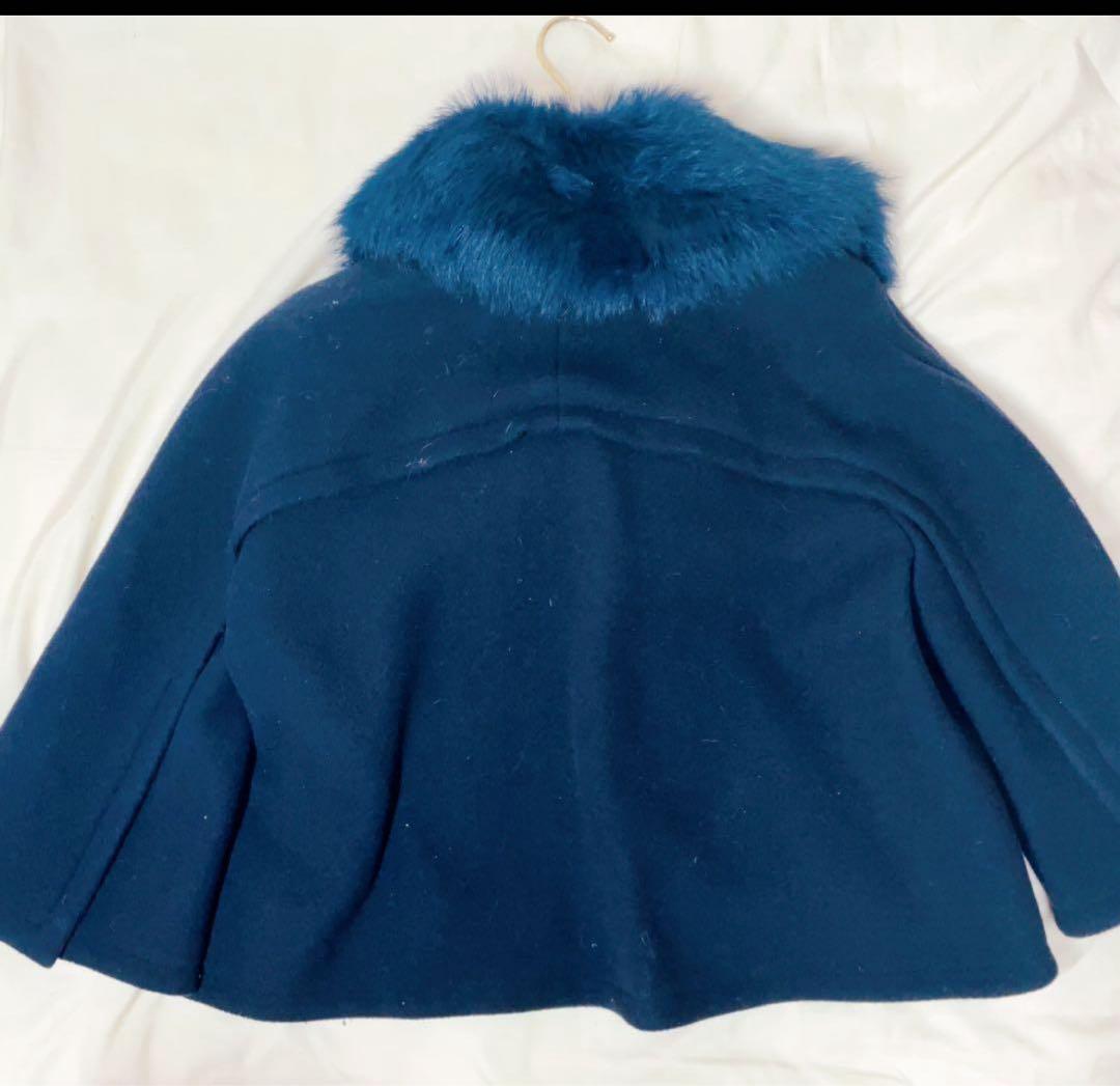 新品Chloeクロエ ケープコート ポンチョ ネイビー