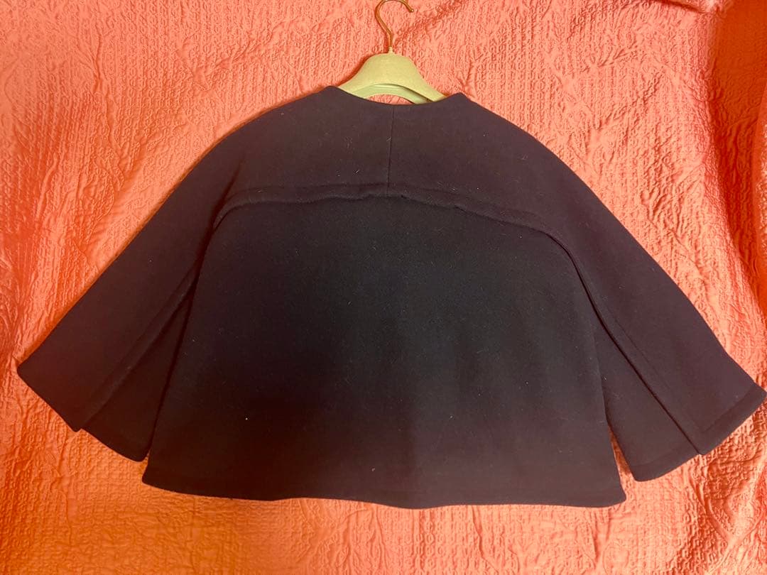 新品Chloeクロエ ケープコート ポンチョ ネイビー