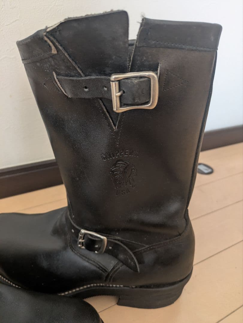 盆*栽様 Chippewa ブラック エンジニアブーツ　27863 サイズ　9