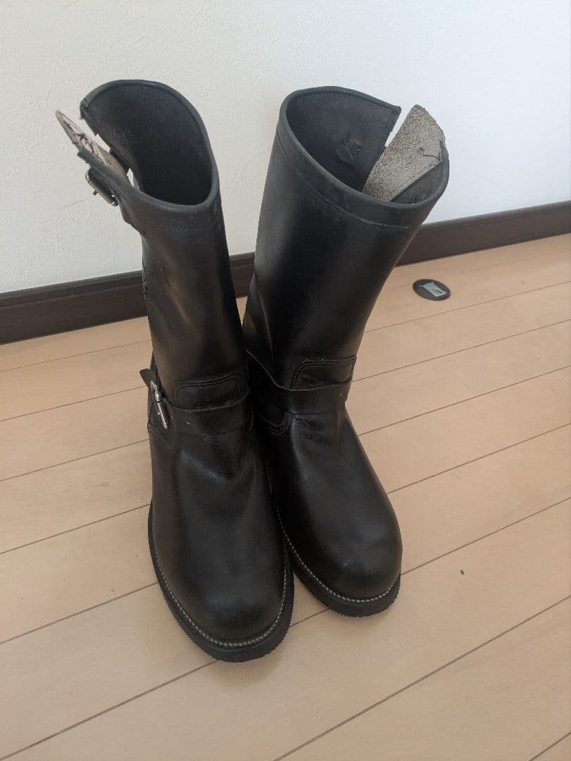 盆*栽様 Chippewa ブラック エンジニアブーツ　27863 サイズ　9