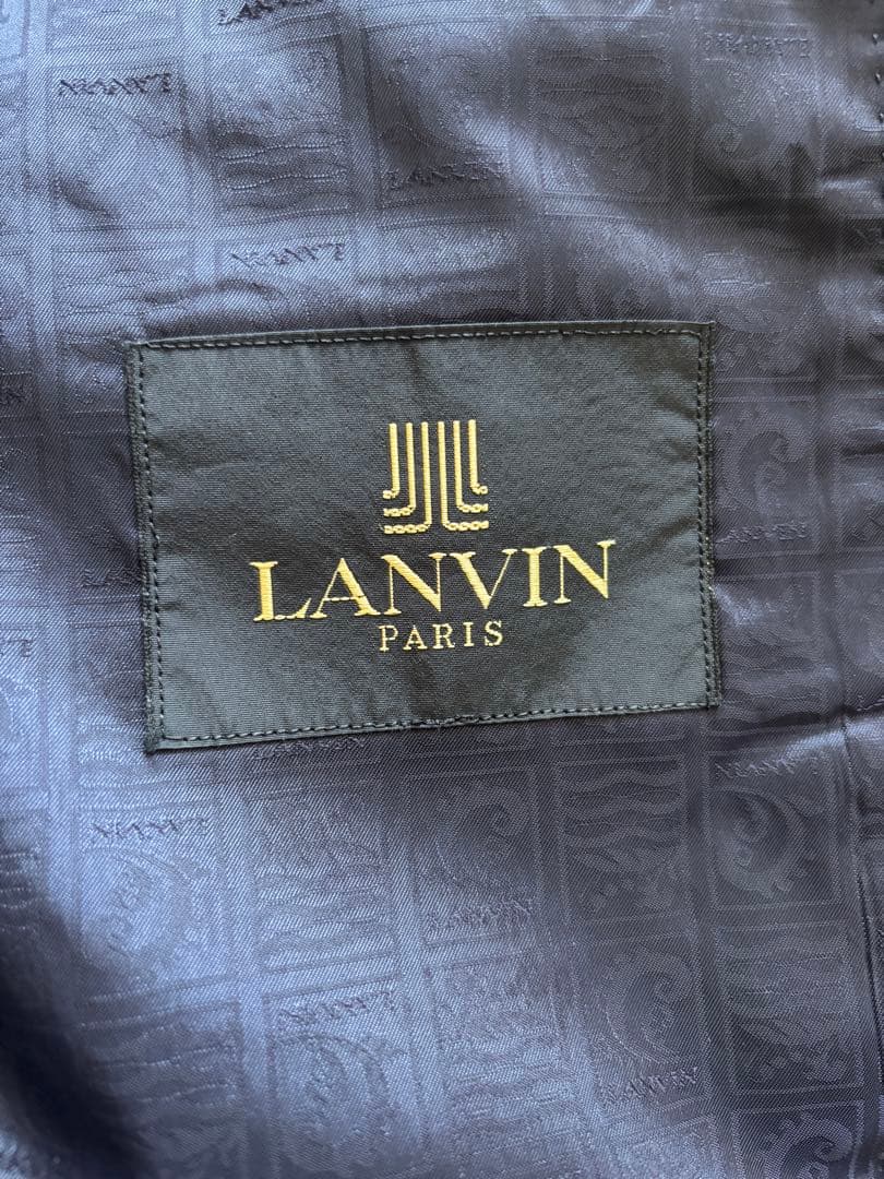 【極美品】LANVIN ダブルスーツ　セットアップ