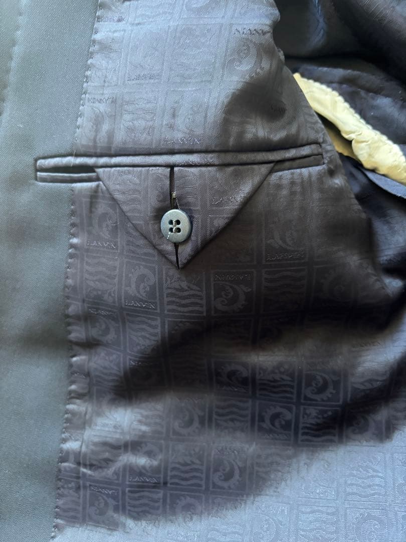 【極美品】LANVIN ダブルスーツ　セットアップ