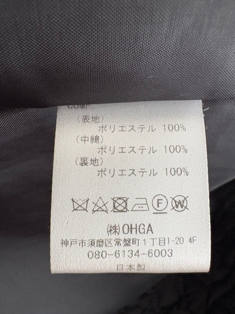 OHGA FLOWER QUIRT COAT フラワーキルトコート