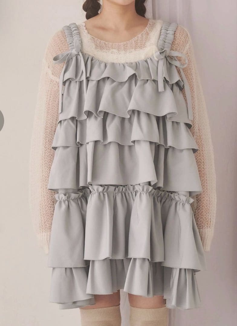 c*a様 タグ付 新品 merry jenny ホイップクリームミニワンピース