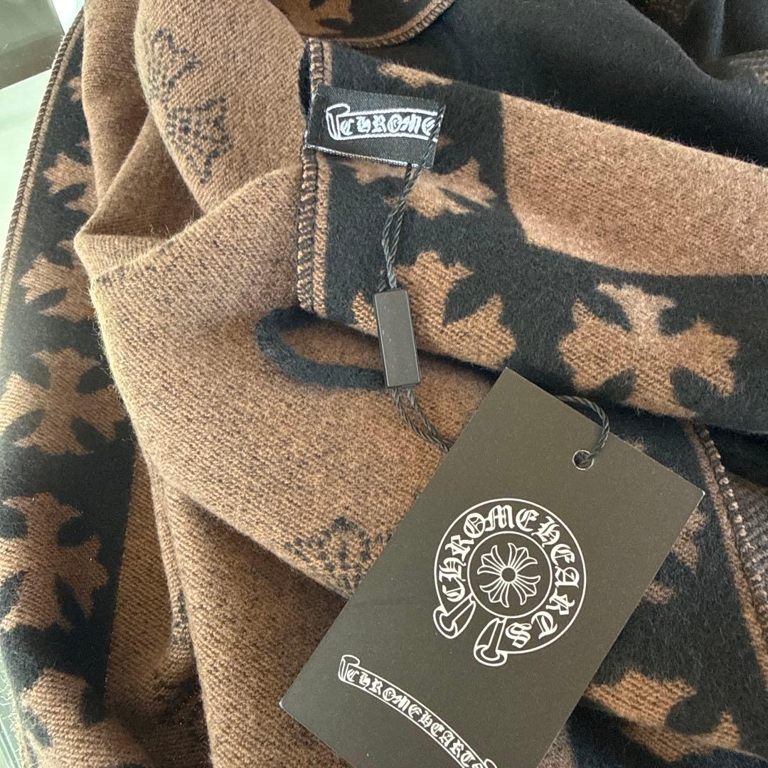 【土日限定特売日】 chクロス 超大判 ストール マフラー 新品 クロムハーツ