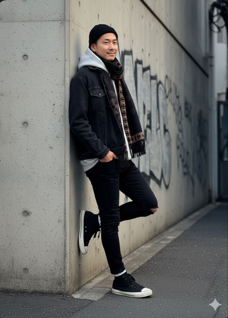 【土日限定特売日】 chクロス 超大判 ストール マフラー 新品 クロムハーツ