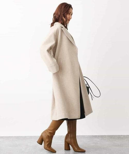 ◇MK MICHEL◇ミッシェルクランロングチェスターウールコート