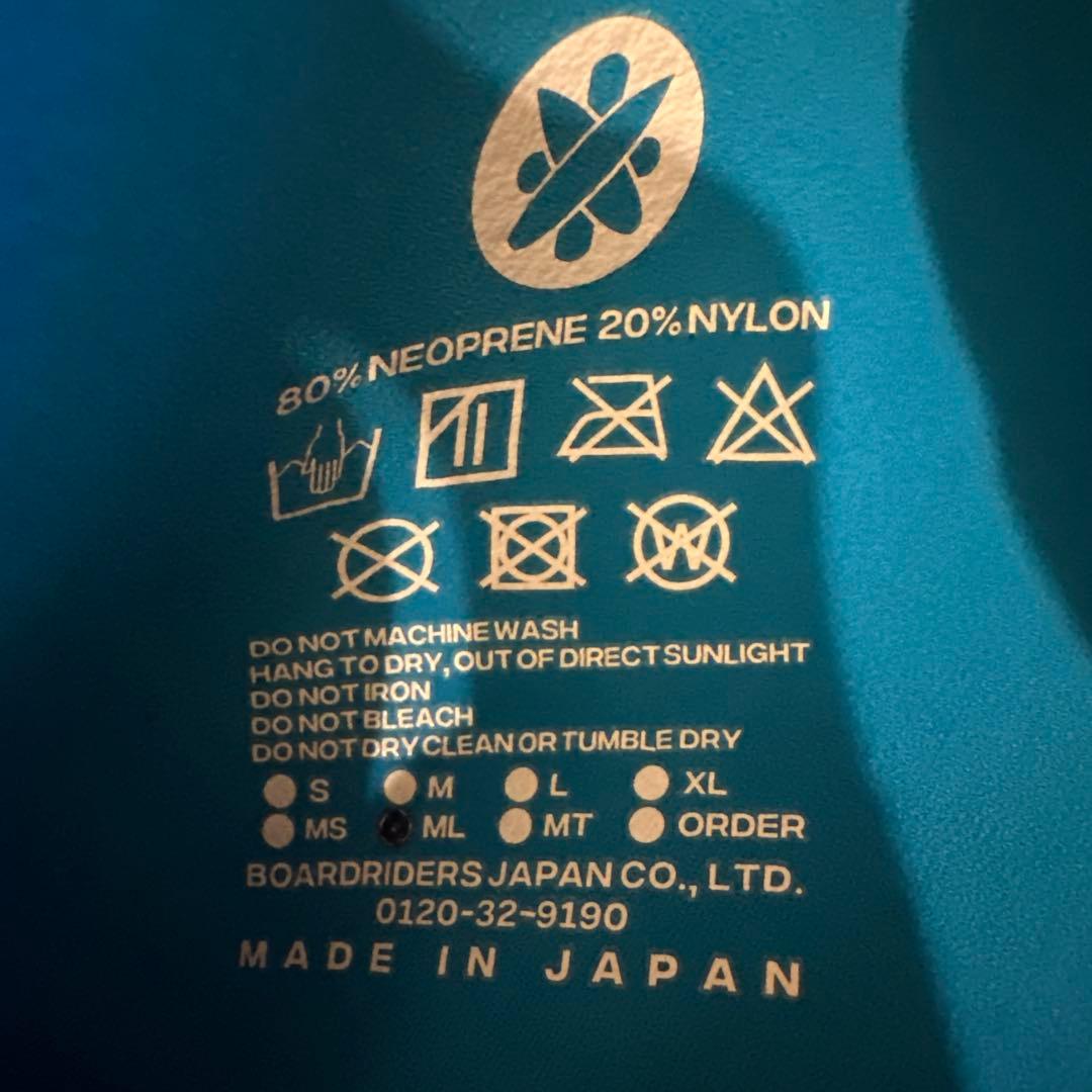 Quiksilver フルスーツブラックMLサイズ