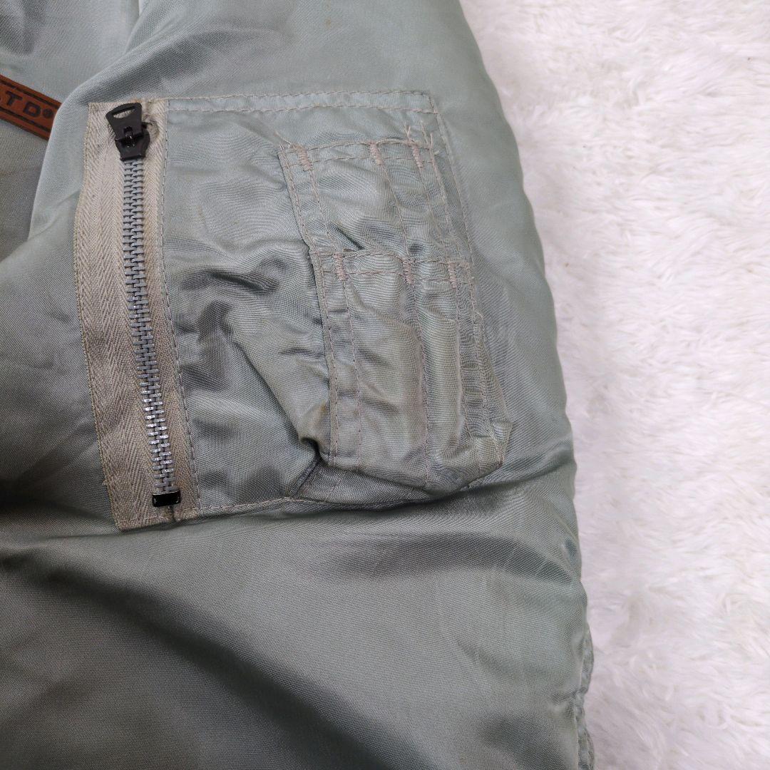 80s 90s USA製 AVIREX アーチロゴ flight jacket