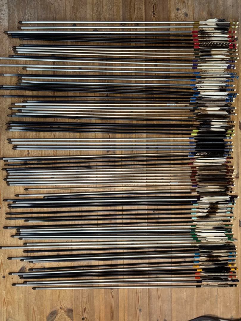 弓道ジュラ矢74本セット