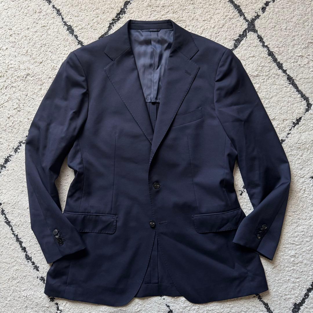 ユニバーサルランゲージ　カノニコ　スーツ　セットアップ　スリーピース　ネイビー