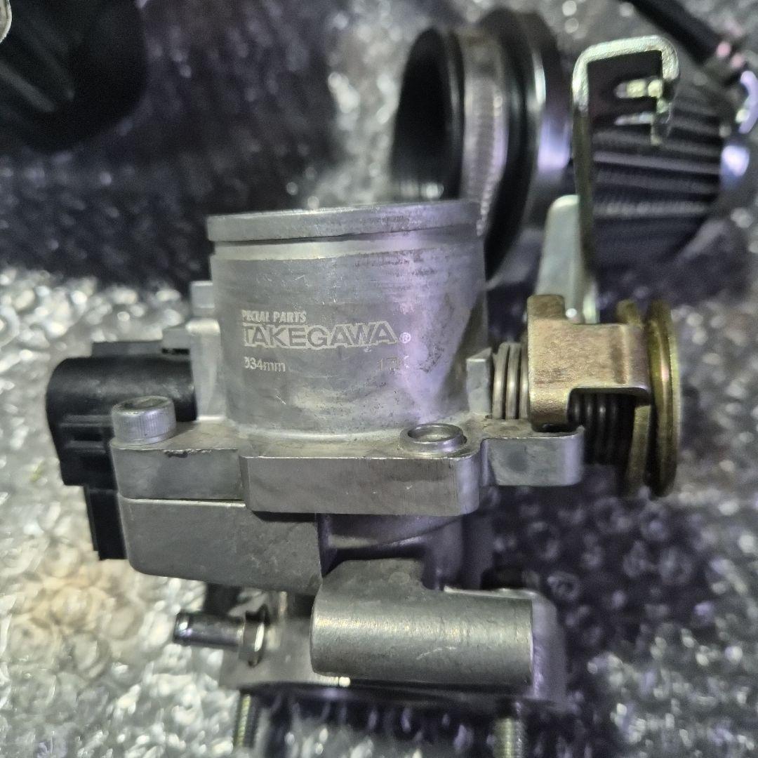 グロムjc75武川　クラッチカバー、オイルクーラー、ビックスロットル