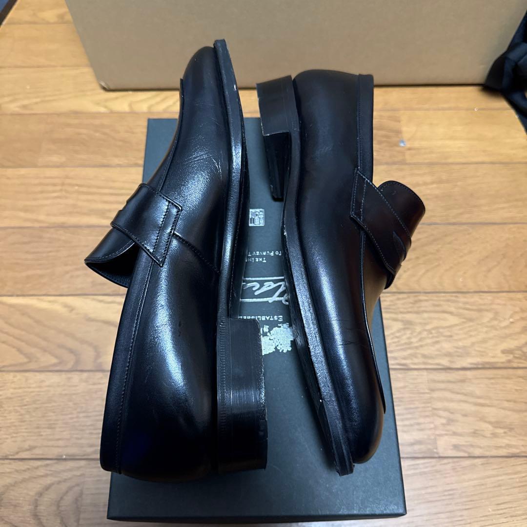 【美品】メンズローファー大塚製靴 OP-1005NA 25.5cm BLACK