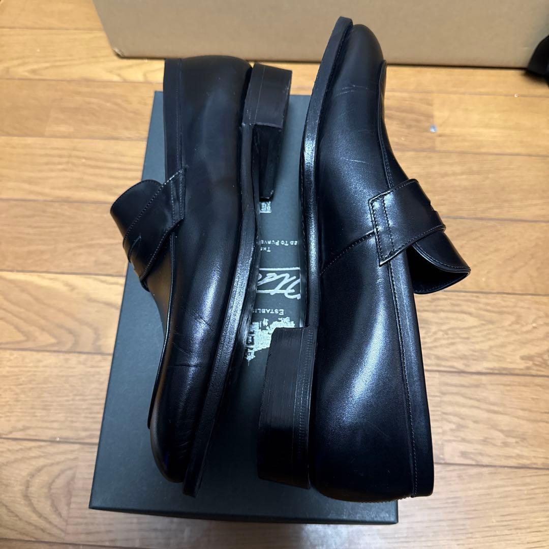 【美品】メンズローファー大塚製靴 OP-1005NA 25.5cm BLACK