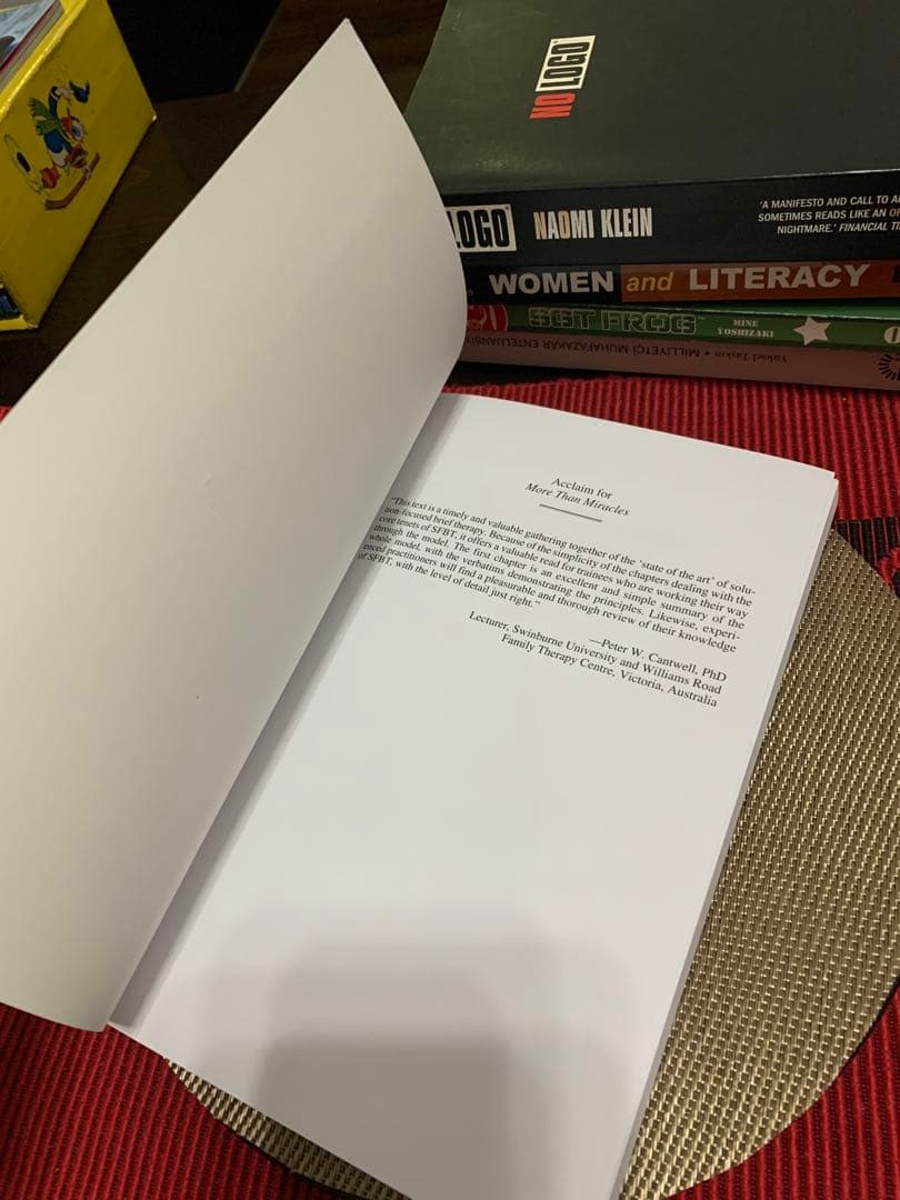 More Than Miracles - 解決志向短期療法