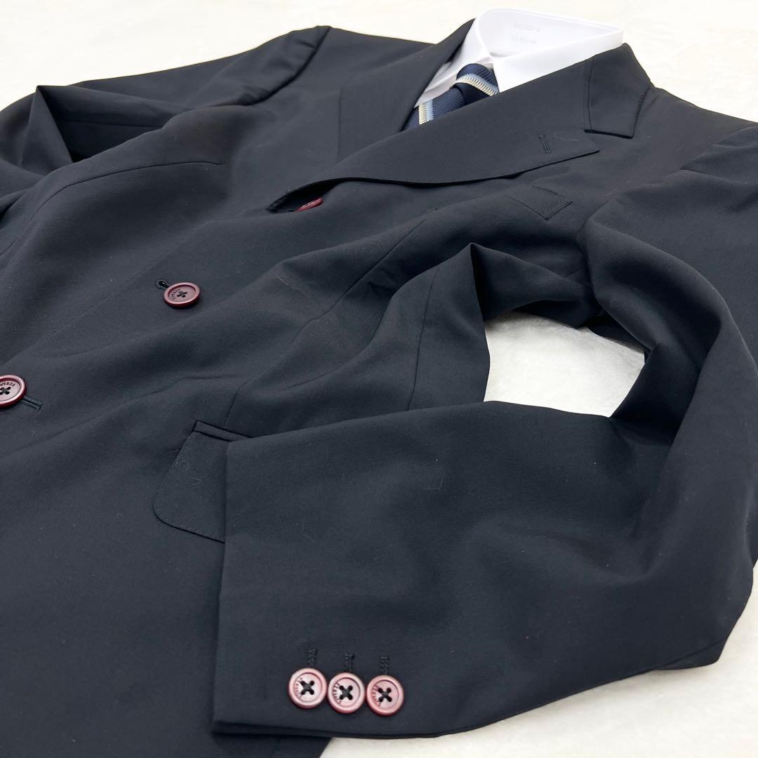 ジャンニヴェルサーチェ スーツ 裏地 メドゥーサ カラーボタン ブラック 2XL