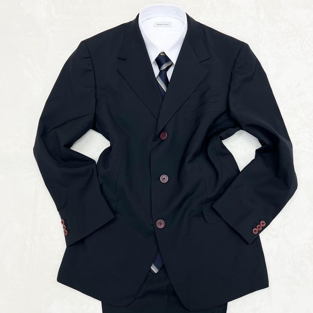 ジャンニヴェルサーチェ スーツ 裏地 メドゥーサ カラーボタン ブラック 2XL