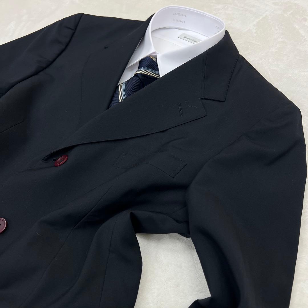 ジャンニヴェルサーチェ スーツ 裏地 メドゥーサ カラーボタン ブラック 2XL