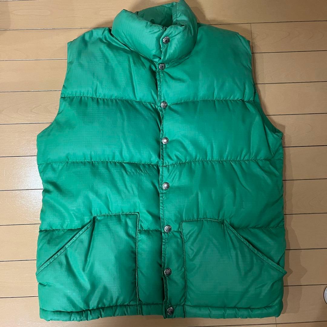 70's THE NORTH FACE 茶タグ ダウンベスト