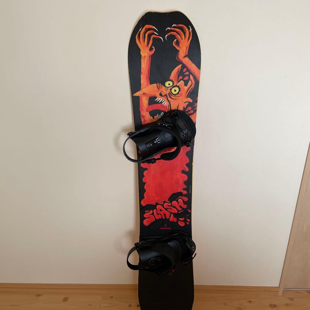 【SLASH】 スノーボード板 151cm unionビンディングL